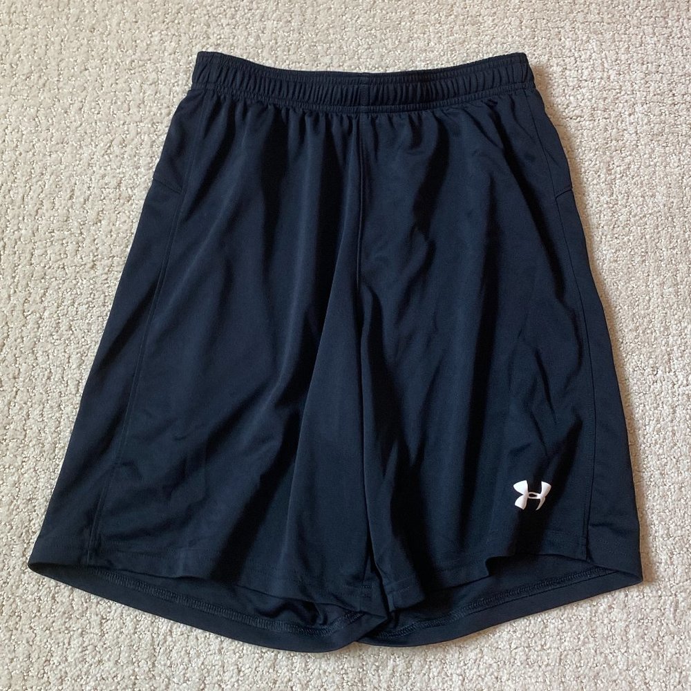 Under Armour Black Athletic/Soccer Shorts (Adult Small)